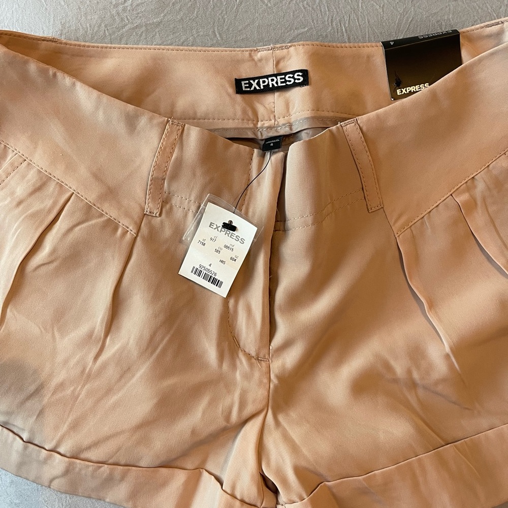 NWT blush pink dressy shorts from Express